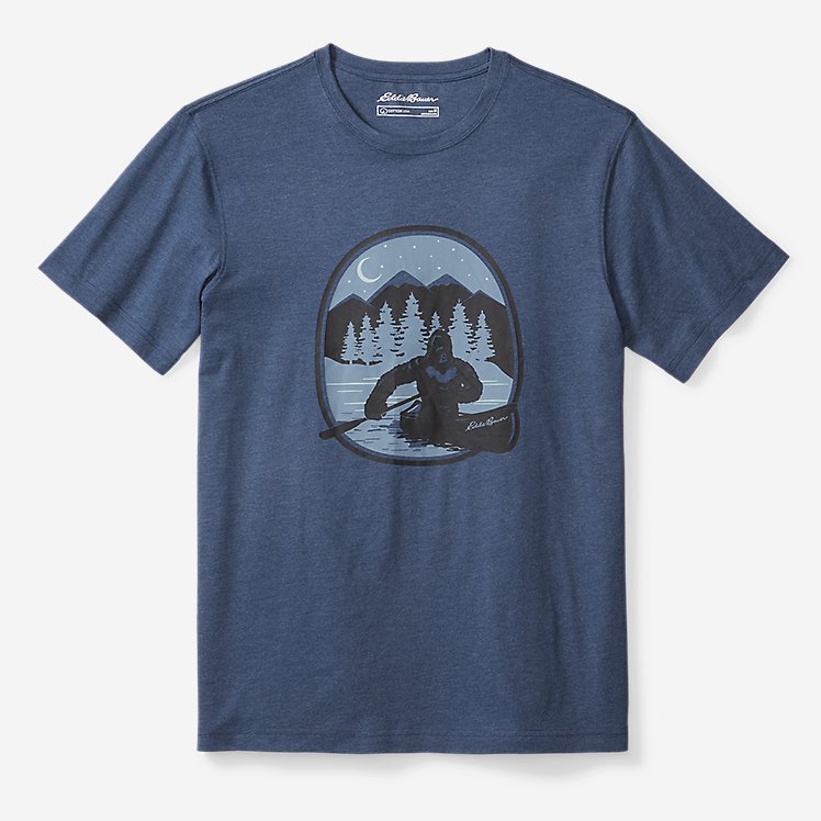 Eddie Bauer Squatch Short-Sleeve Graphic T-Shirt - Indigo Blue