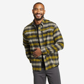 Eddie Bauer Men's Chopper Heavyweight Flannel Shirt - Cinder