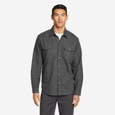 Eddie Bauer Men's EB Hemplify Flannel Shirt - Charcoal