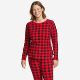 Eddie Bauer Women's Stine's Favorite Waffle Sleep Shirt - Red