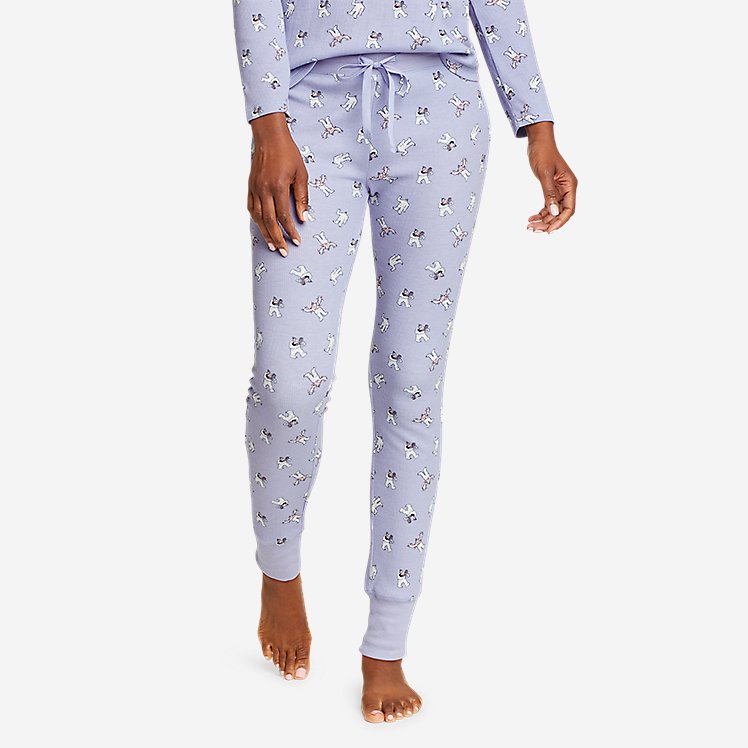 Eddie Bauer Women's Stine's Favorite Waffle Sleep Pants - Hyacinth