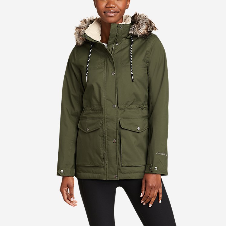 Eddie Bauer Women's Riley Insulated Jacket - Dark Green