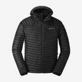 Eddie Bauer Men's MicroTherm 2.0 Down Hooded Puffer Jacket - Black