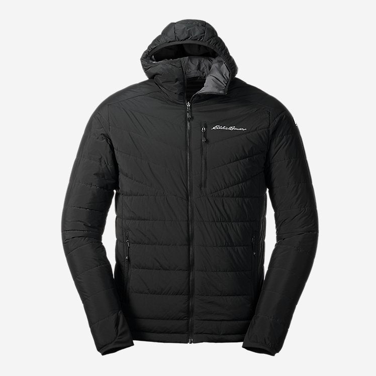 Eddie Bauer Men's IgniteLite Stretch Reversible Hooded Jacket - Black