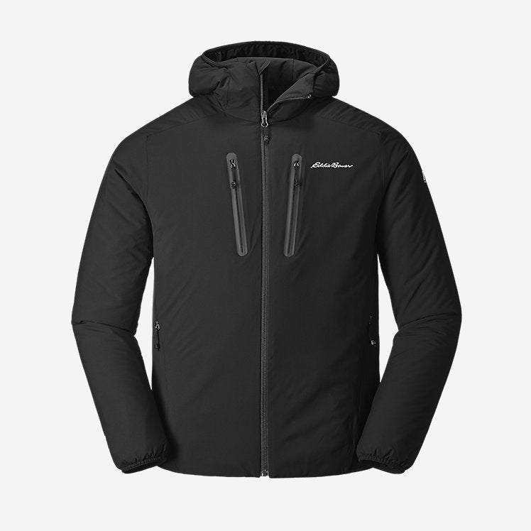 Eddie Bauer Men's EverTherm Down Stretch Hoodie - Black