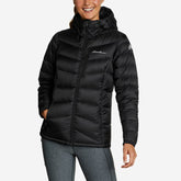 Eddie Bauer Women's Downlight 2.0 Hooded Puffer Jacket - Black