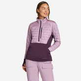 Eddie Bauer Women's Chair Six Hybrid 1/2-Zip - Dusty Iris