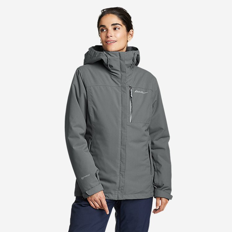 Eddie Bauer Women's Powder Search 3-In-1 Jacket - Blue