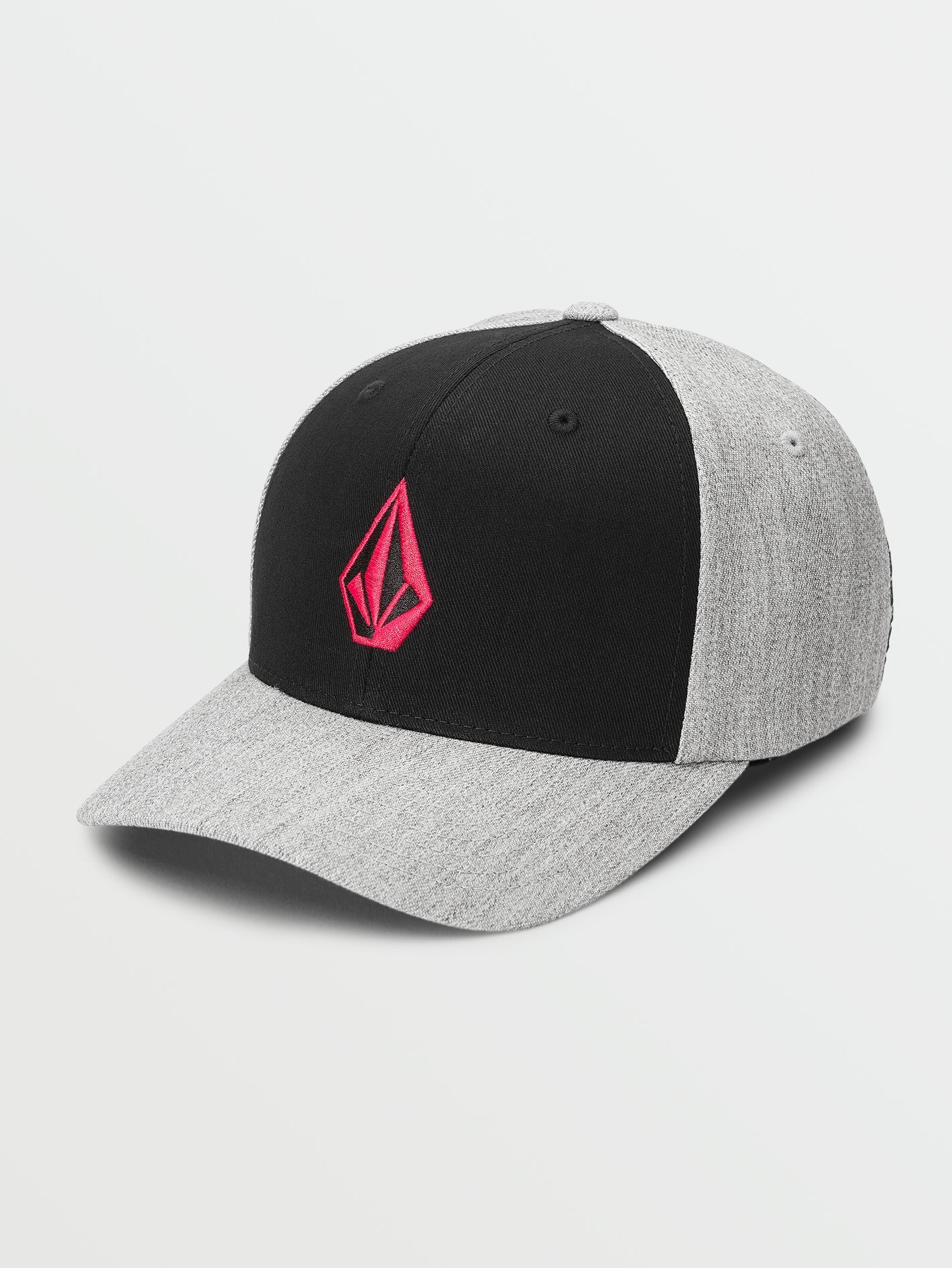 Volcom Full Stone Heather FleXFit Men's Flexfit Hat Black Combo