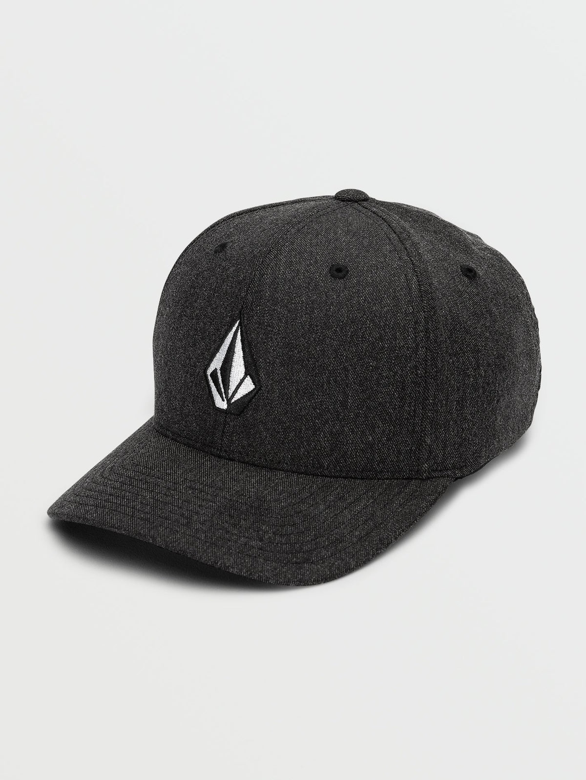 Volcom Full Stone Heather FleXFit Men's Flexfit Hat Charcoal Heather