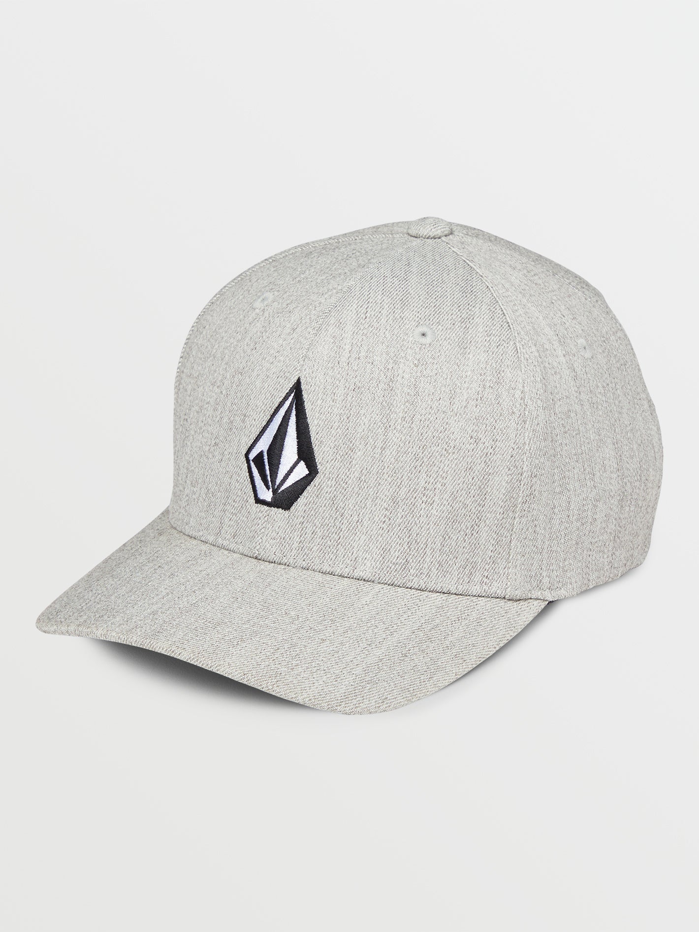 Volcom Full Stone Heather FleXFit Men's Flexfit Hat Grey Vintage