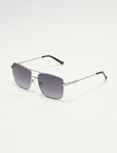 Lucky Brand Dana Metal Square Sunglasses Black