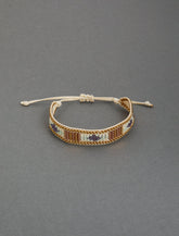 Lucky Brand Delicate Beaded Wrap Bracelet Gold