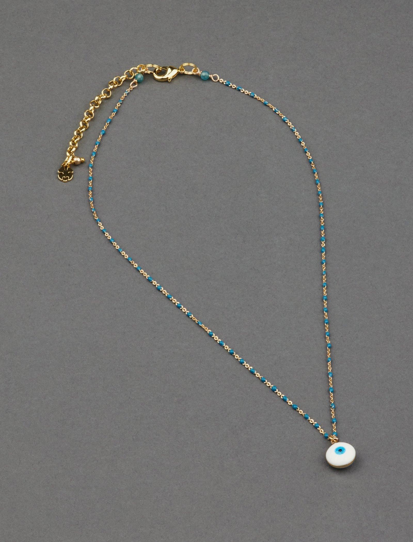 Lucky Brand Delicate Evil Eye Necklace Gold