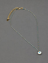 Lucky Brand Delicate Evil Eye Necklace Gold