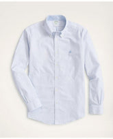 Brooks Brothers Men's Stretch Milano Slim-Fit Sport Shirt Light Blue