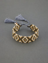 Lucky Brand Diamond Beaded Wrap Bracelet - Women's Ladies Accessories Jewelry Bracelets Gold