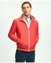 Brooks Brothers Men's Three-Season Windbreaker Sweater Red