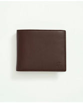 Brooks Brothers Men's Lambskin Wallet Brown