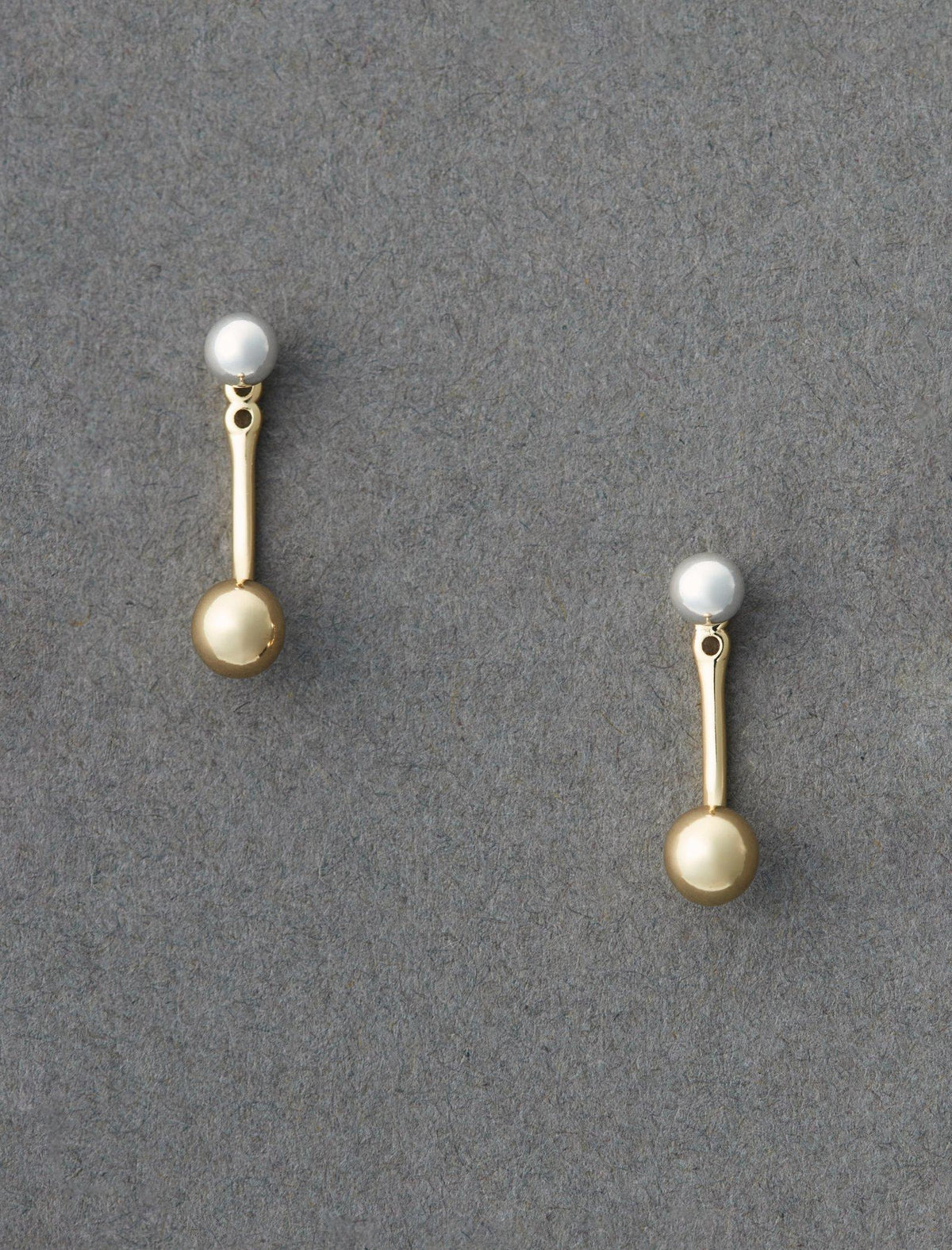 Lucky Brand Drop Back Earring - Women's Ladies Accessories Jewelry Earrings Two Tone