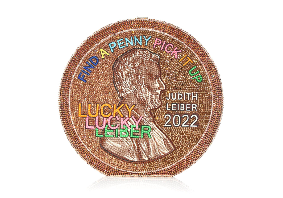 Judith Leiber Couture Lucky Penny Disc