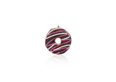 Judith Leiber Couture Donut Pillbox Chocolate Multi