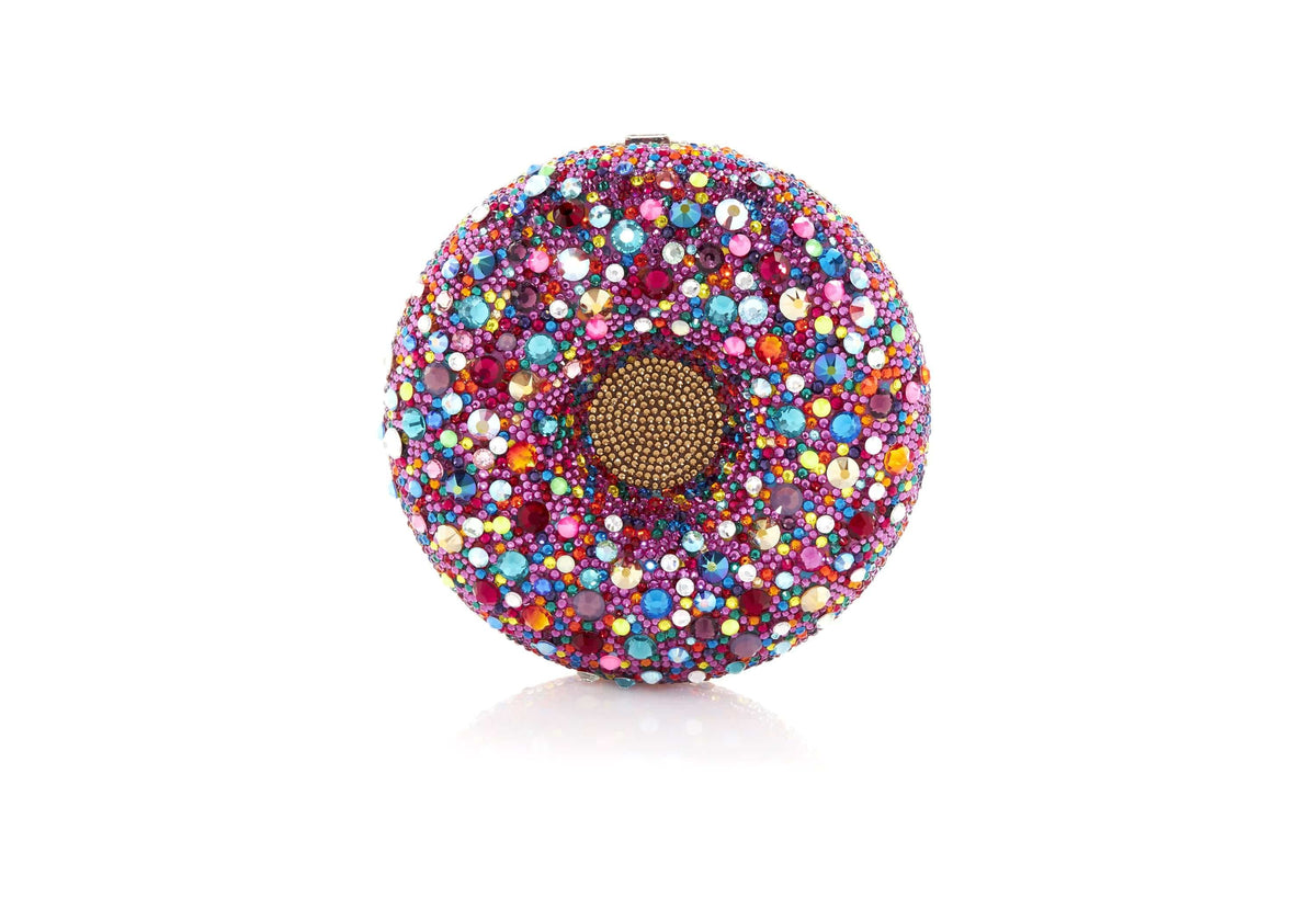 Judith Leiber Couture Judith Leiber Confetti Donut Clutch Multi