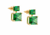 Judith Leiber Couture Rectangle Drop Earrings