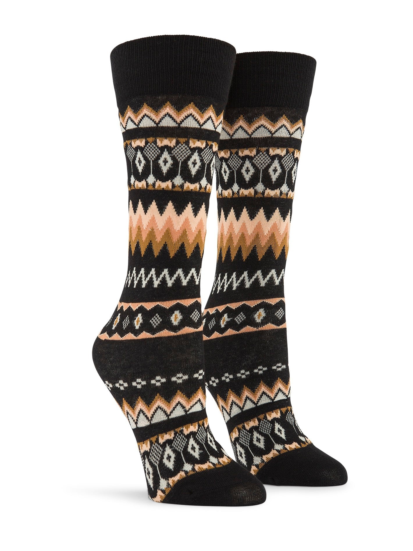 Volcom Not Fairisle Women's Socks Vintage Black