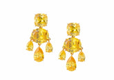 Judith Leiber Couture Emma Chandelier Earrings Clear