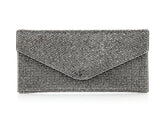 Judith Leiber Couture Judith Leiber Gray Envelope Crystal Clutch Grey