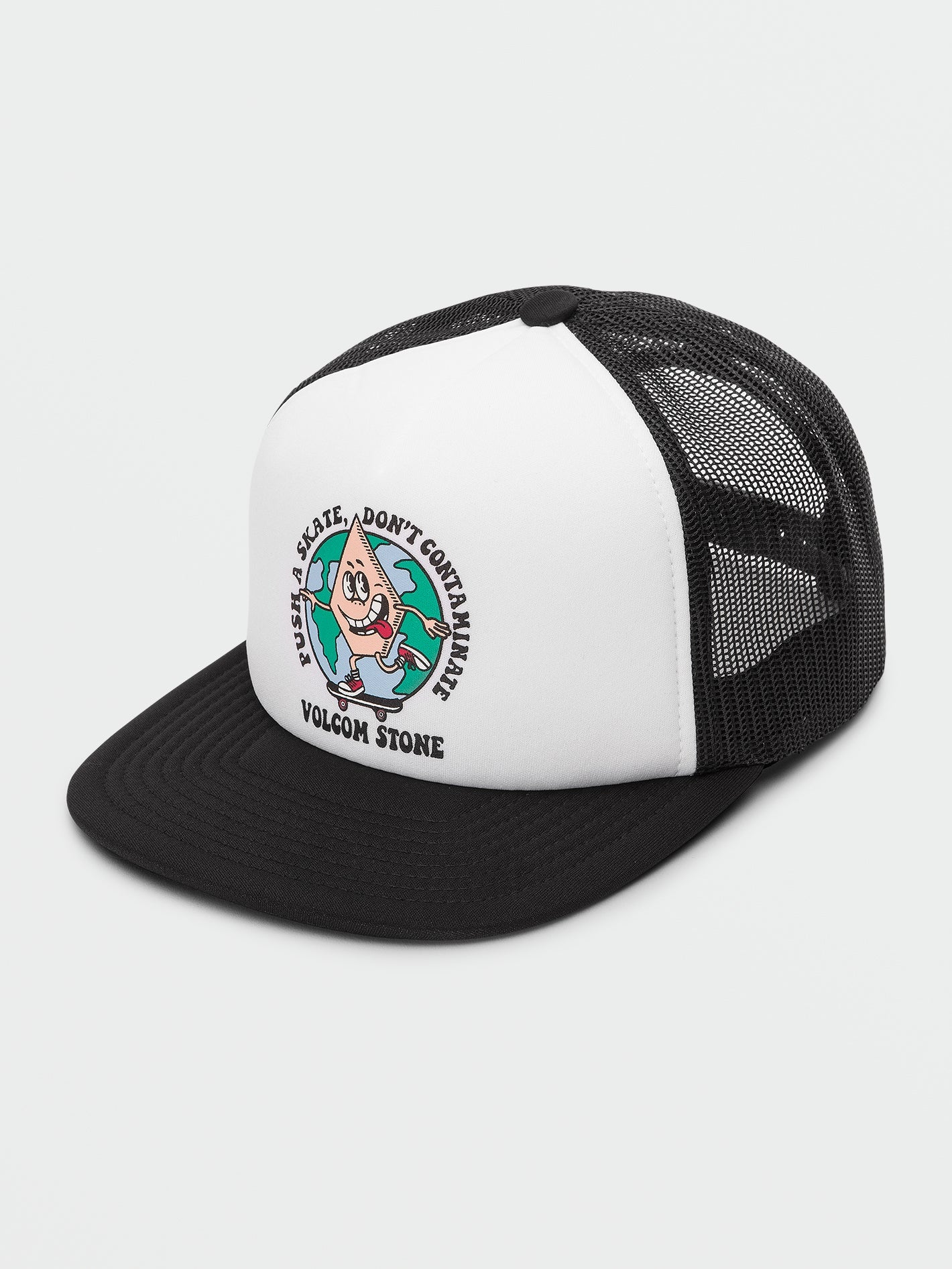 Volcom Dontcontaminate Trucker Hat White