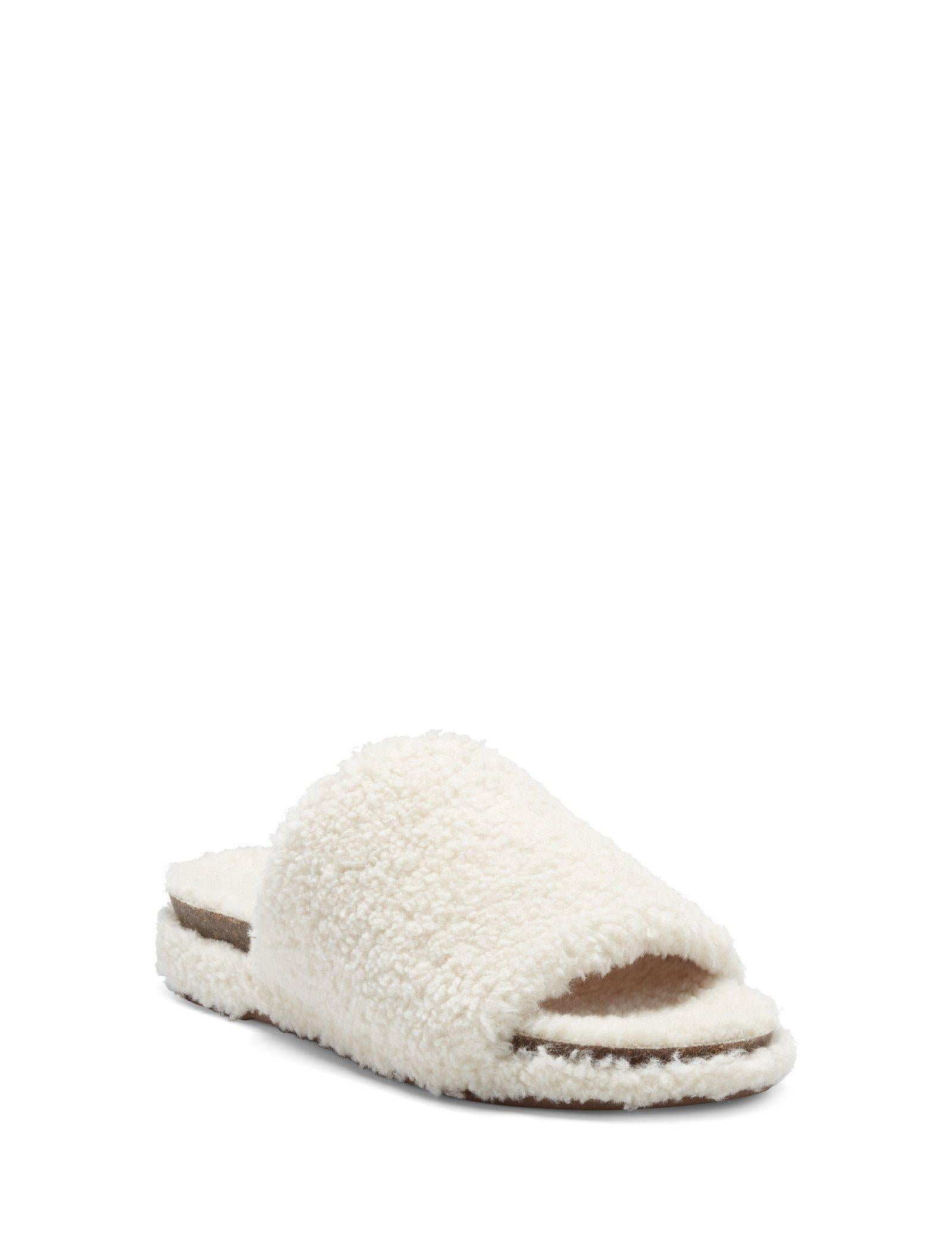 Lucky Brand Faux Shearling Slipper Buff