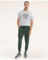 Brooks Brothers Men's Cotton French Rib Sweatpants Dark Heather Green