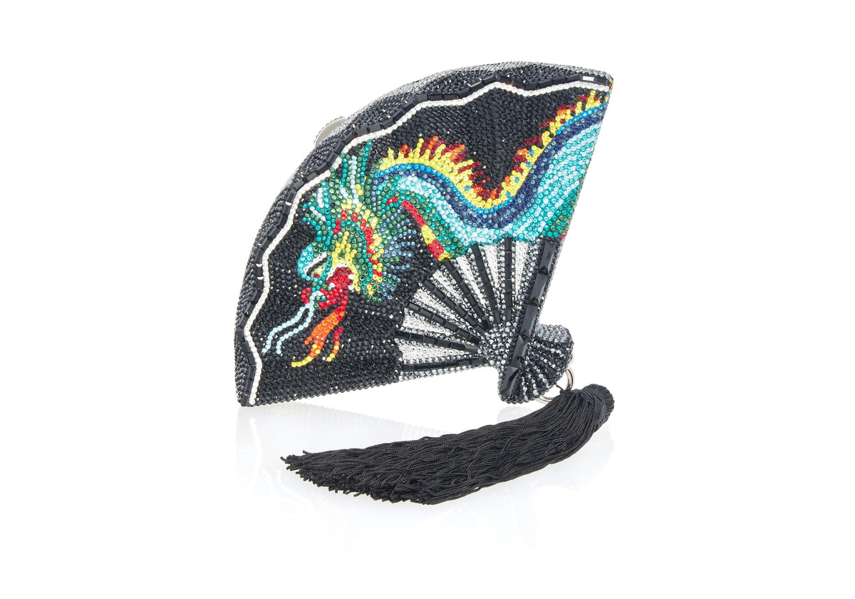 Judith Leiber Couture Dragon's Lair Fan