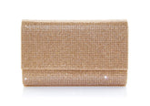 Judith Leiber Couture Fizzoni Crystal Clutch Gold