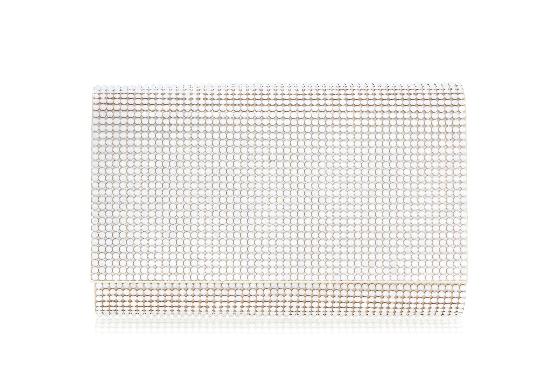 Judith Leiber Couture Judith Leiber Fizzy White Opal Crystal Clutch