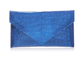 Judith Leiber Couture Judith Leiber Cobalt Flat Envelope Clutch