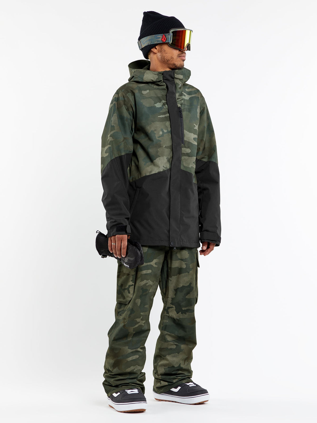 Volcom Vcolp Insulated Men's Snowboarding & Ski Jacket Cloudwash Camo