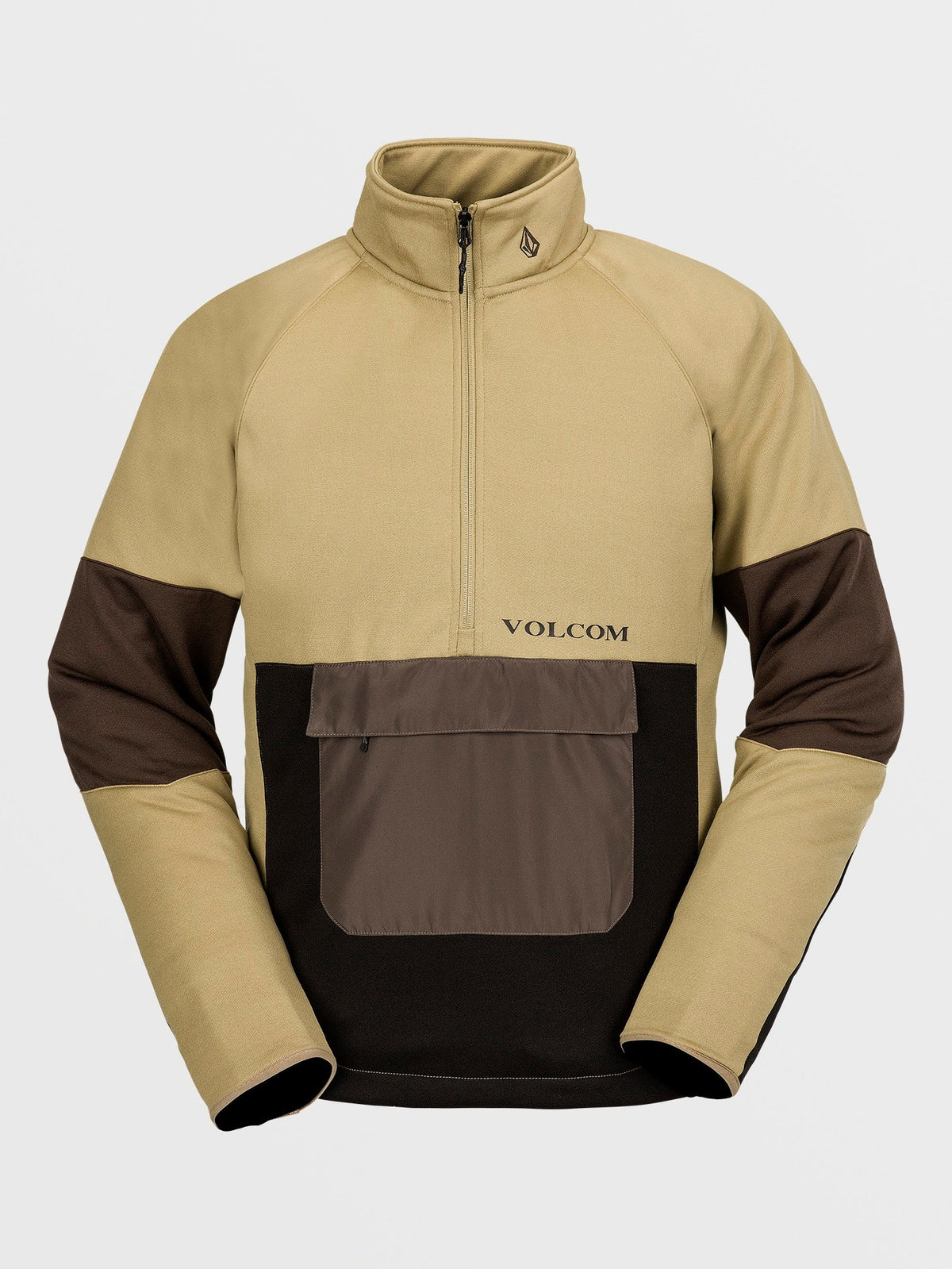 Volcom Tech Fleece Pullover Dark Khaki