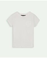 Brooks Brothers Girls Cotton Crewneck T-Shirt White