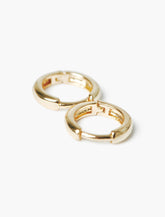 Lucky Brand Hoop Huggie Earrings Gold