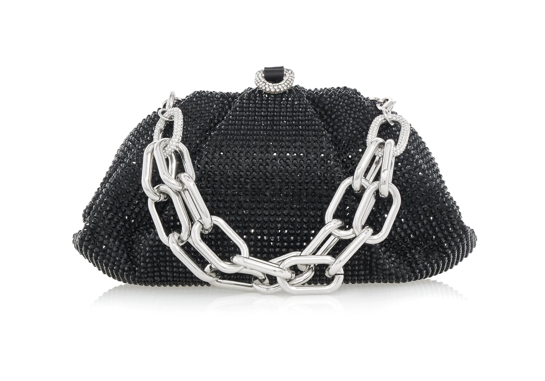 Judith Leiber Couture Gemma Crystal Black