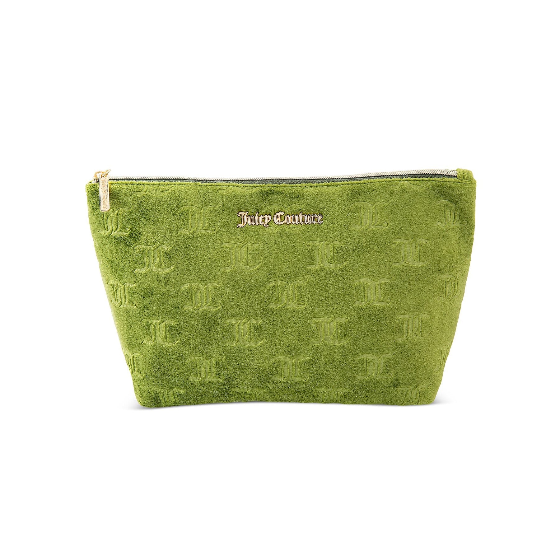 Juicy Couture Monogram Makeup Pouch Olive