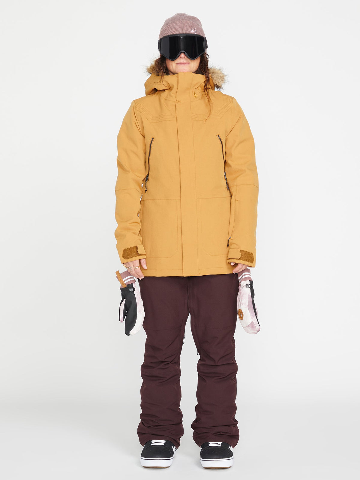 Volcom Shadow Insulated Women's Snowboarding & Ski Jacket Caramel