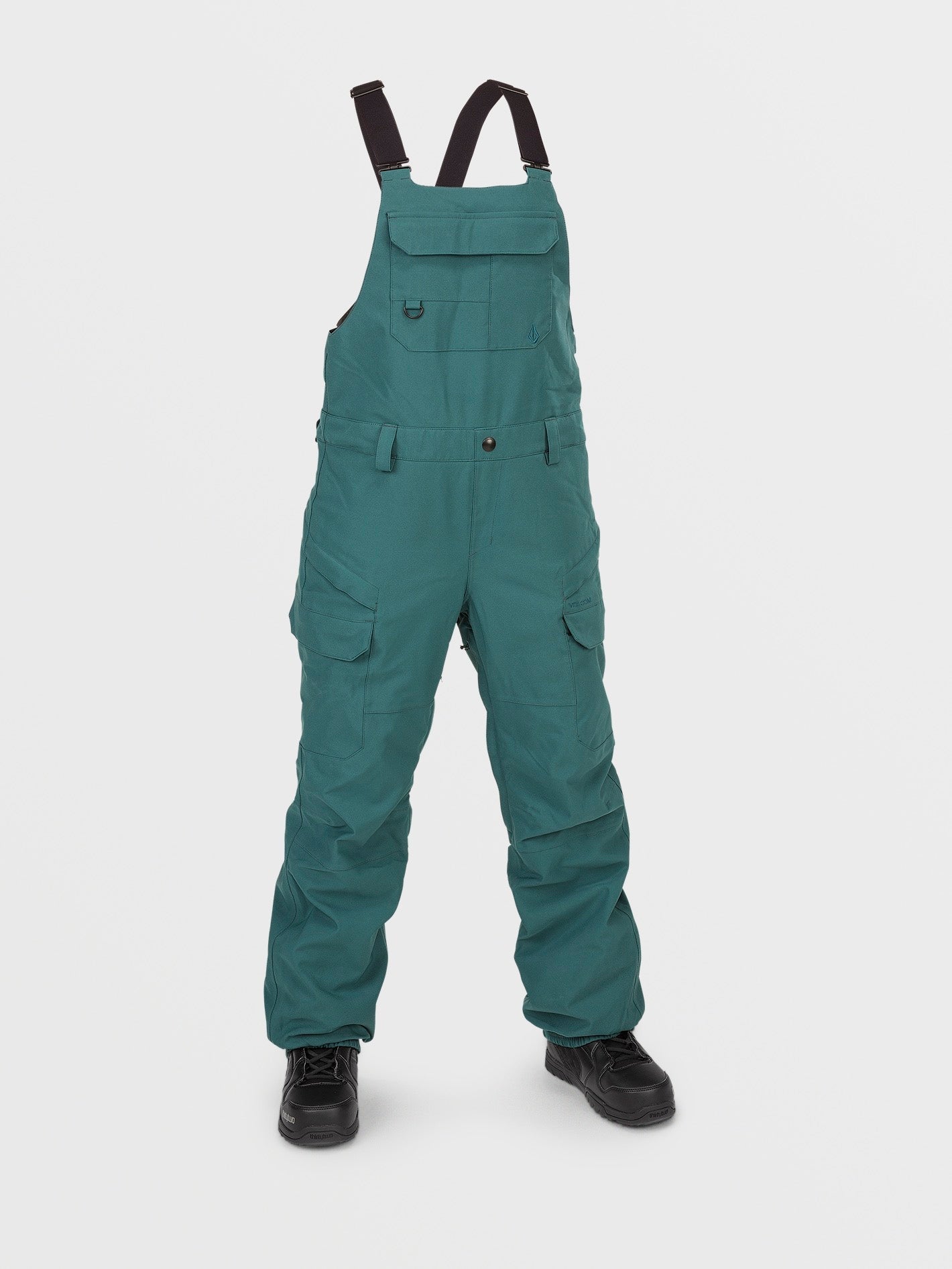 Volcom Creston 3D Stretch Bib Women's Women's Snowboarding & Ski Overalls Balsam