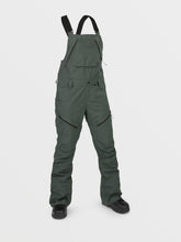 Volcom Elm Stretch Gore Bib Women's Women's Snowboarding & Ski Overalls Eucalyptus