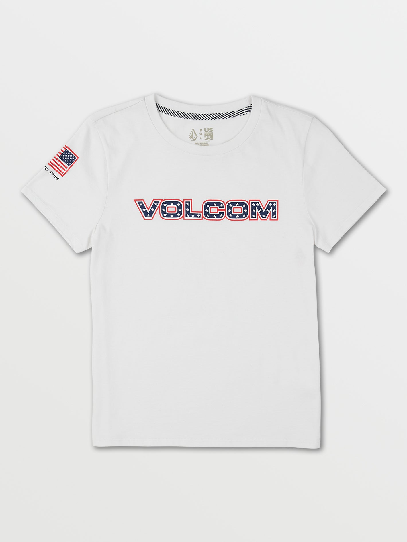 Volcom USA Short Sleeve Tee Usst White