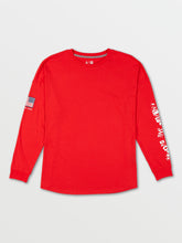 Volcom USA Long Sleeve Tee Usst Red