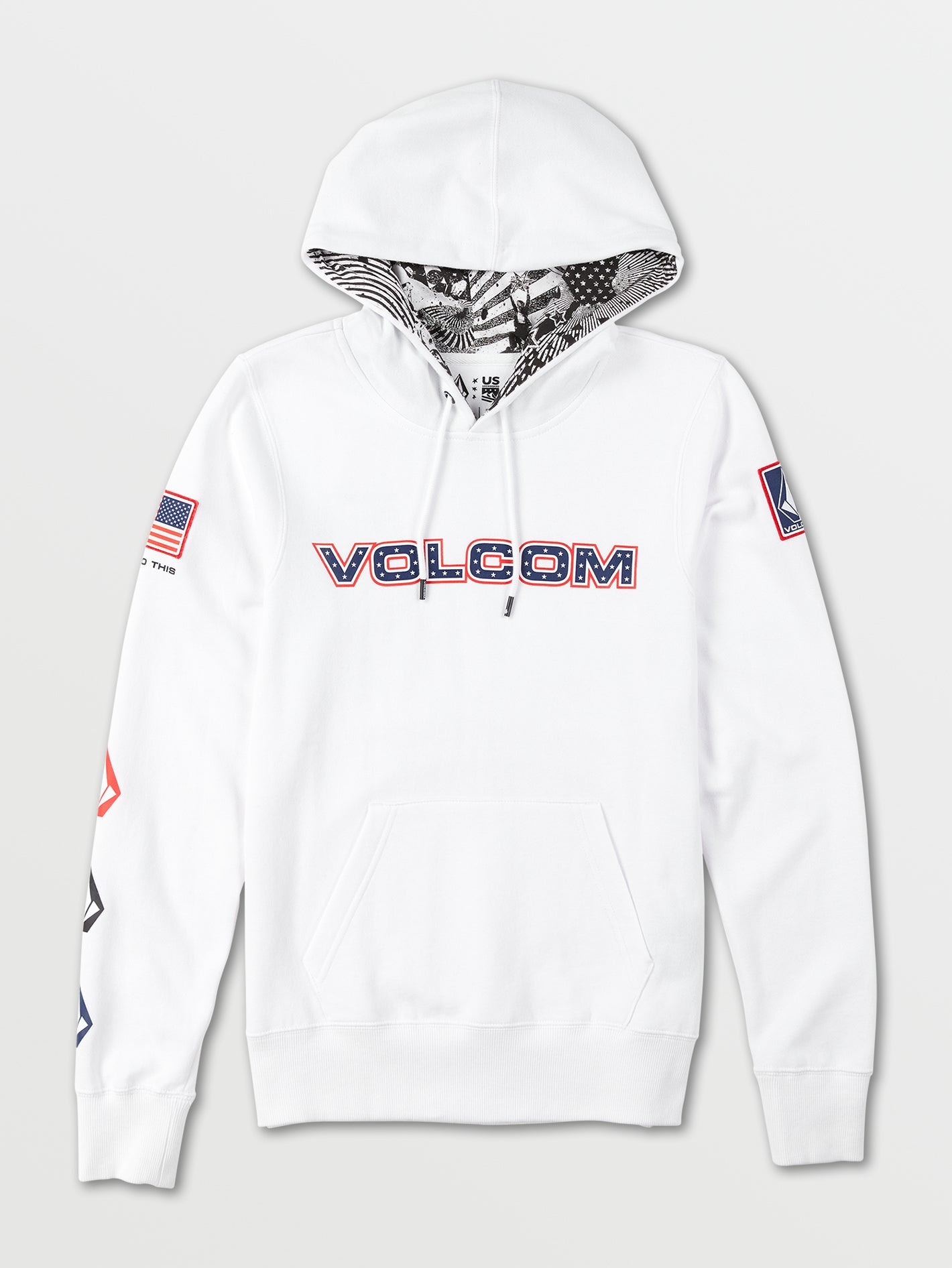 Volcom USA Iconic Stone Pullover Usst White